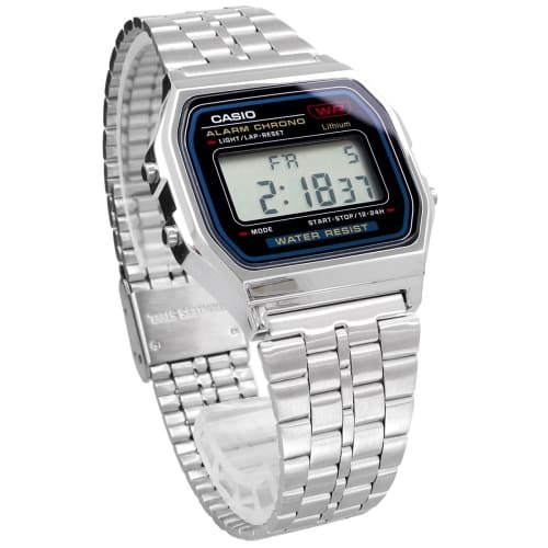 Casio CASIO Standardní digitální hodinky Quartz A159WA-N1 pánské levné Casio Silver zámořský model