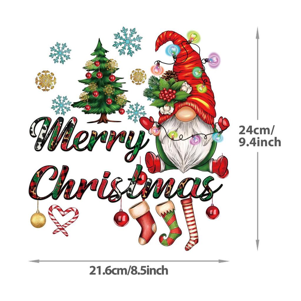 Weihnachtssaison, Wärmeübertragungen, niedliche Hirsche, Weihnachtsmann, Kleiderapplikationen, Aufkleber, Kapuzenpullover, DIY-Aufnäher für Kleidung