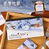 90 Sheets Cute Cat & Dog Pattern Writable Tearable Decorative Sticky Notes, Cartoon Pet Memo Pads, Journal DIY Collage Material