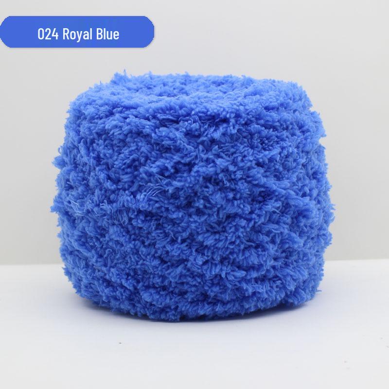 Medium-Thick Three-Strand Coral Velvet Ice Silk Plush Yarn for Hand-Knitted Baby Scarves & Vests