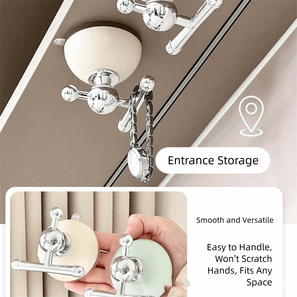 Seamless Bathroom Hook No- Punching Kitchen Storage Hook Universal Suction Cup Hook  Household