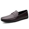 Seasonal Men's Breathable Soft-sole Leather Loafers – Slip-on British Style Casual Shoes