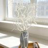 Штучні гілки Декоративні гілки білої кучерявої верби для квіткових композицій, ваз, дому, весільних композицій