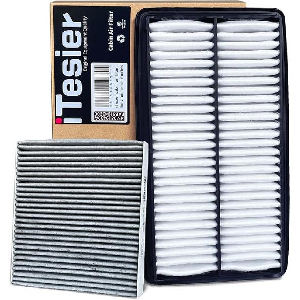 Engine Cabin Air Filter Kit For Pilot 3.5L ( 2024 2025), MDX 3.5L ONLY (-2025), Replaces 17220-61A-A00, 80292-TF0-G01, SA50144 (Only For 3.5L)