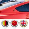 Car Metal National Flag Car Sticker China United States United Kingdom France Germany Italy National Flag Car Emblem Car Sticker Side Emblem