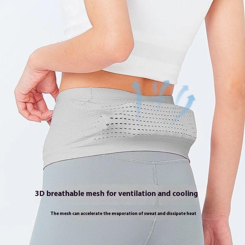 1Pc Seamless Invisible Running Waist Belt Bag Gym Bags Lightweight Invisible Mobile Phone Bags Portable Elastic Run Cycling Bag