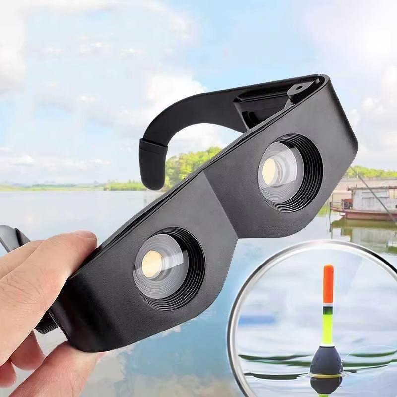 Professional Adjustable Focus Hands Free Fishing Binoculars Magnifier Glasses HD for Angling Bird Watching Outdoor Recreation