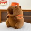 Fluffy Basketball Backpack Capybara Doll Stuffed Capybara Fluffty Doll  Kids Birthday Gifts