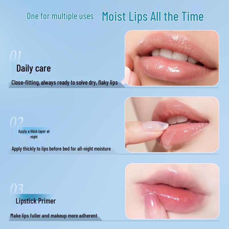 Peach Jo+ Vitamin B5 Hydrating Lip Serum Oil - Moisturizing & Nourishing Lip Balm for Women