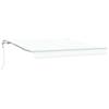 Retractable Awning White 300 X 250 Cm Fabric and Aluminum
