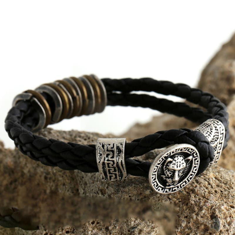 SHOVEOFF SVB-#197 Lion Pattern Ribbon Bracelet