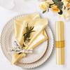 10pcs Soft Satin Napkin Washable Table Napkins Parties Supplies Dinner Napkins  Banquet