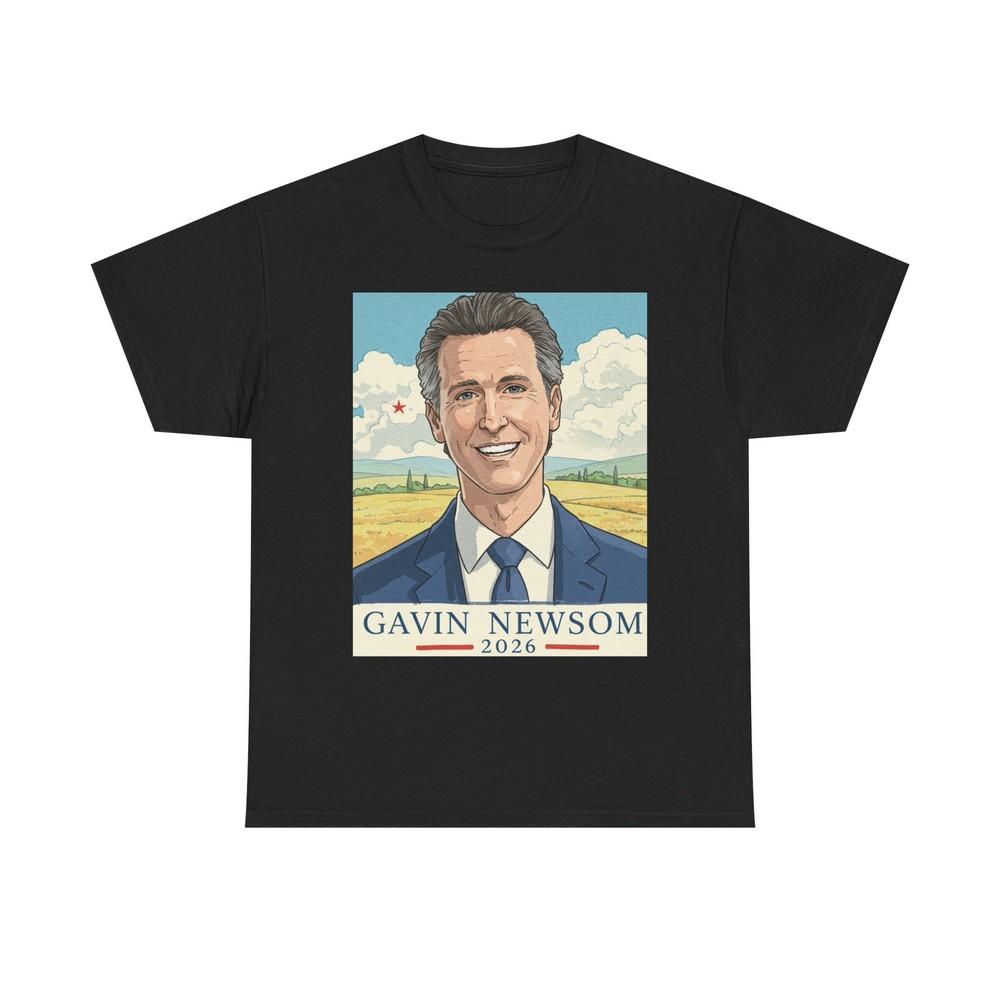 GAVIN NEWSOM 2026 CALIFORNIA WAS RIGHT ABOUT EVERYTHING GHIBLI STYLE TEE T-SHIRT Unisex T-Shirt XXL