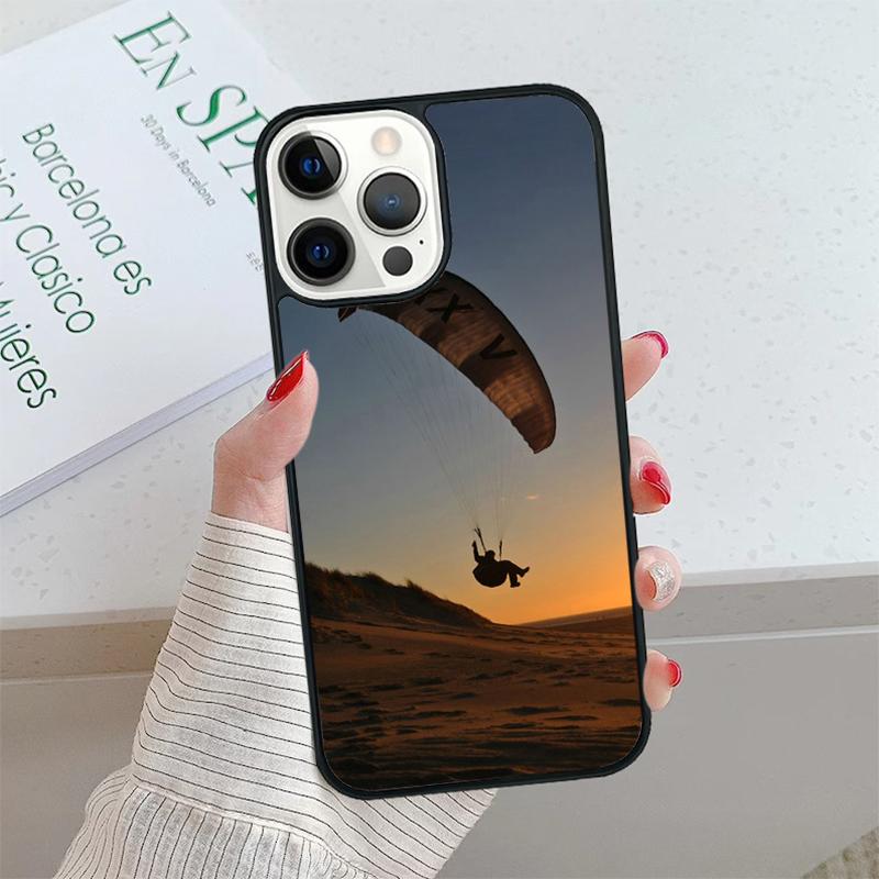 Paragliding Sport Phone Case Cover For iPhone 17 Air 15 16 16e 14 13 Pro Max Fundas 12 11 Pro Max PLUS 7PLUS Mobile