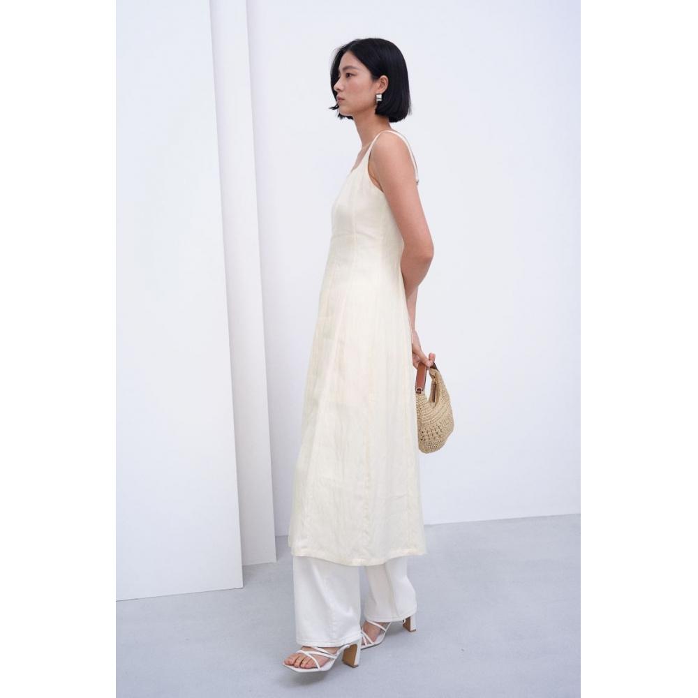 

Платье из смеси лиоцелла HM, белое