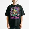 Self Care Frog Coffee Beanie T-Shirt Trippy Psychedelic Hippie Toad Animal Tee