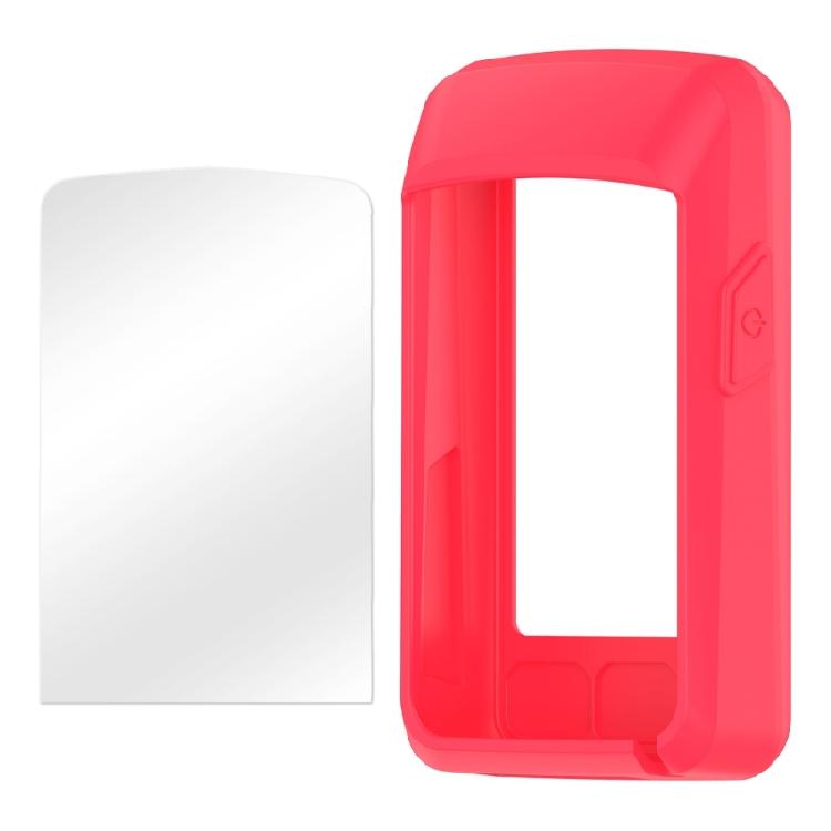 

High Impact Resistance Silicone Case for ELEMNT 3 Cycling Screen Protector Quick Release Mechanism червоний