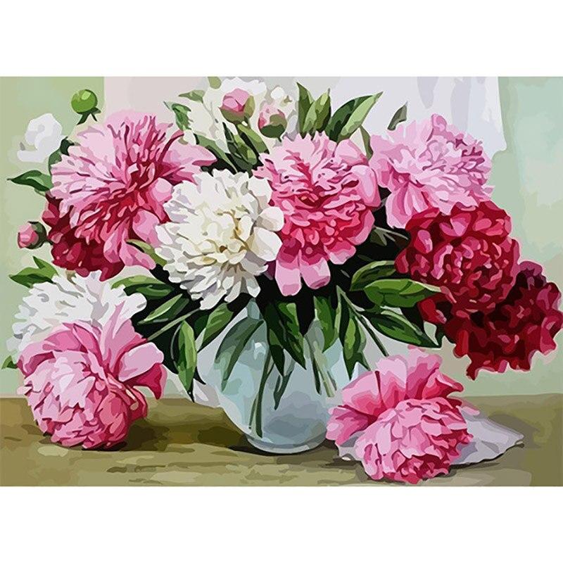 5d Daisy Diamond Diy Painting Flower Cross Stitch Diamond Embroidery Rose Full Round Drill Art Mosaic Home Decor Gift
