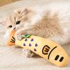 Catnip Toys for Cats Fish Shape Linen Kitten Teasing Toy 26cm/10.24 Inch Interactive Cat Kicking Toys Soft Catnip Crinkle Toys