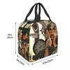 Rapper Tupac 2PAC Hip Hop Insulated Lunch Bag for Women Kids Portable Food Boxes Thermal Lunch Box Tote