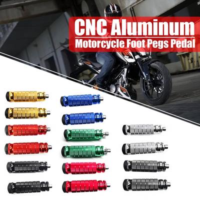 1 paar Universal CNC Aluminium Motorrad Fußrastenanlage Fußstützen Fußrasten Fußrasten Pedal Für Yamaha Für KTM Fit Motorrad Modifiziert