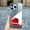 Luxury Cartoon Christmas Phone Case for IPhone 14 15 Pro Max Plus 11 12 13 Mini Pro Max Simple Santa Shockproof Laser Matte Case
