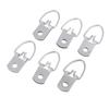 100 Pieces 3.2 x 1.5 cm Single Hole D Picture Hooks Wall Hangers Heavy Duty
