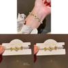 Light Luxury Flower Jewelry Bracelet With Gold Plating And Zircon For Women Gift