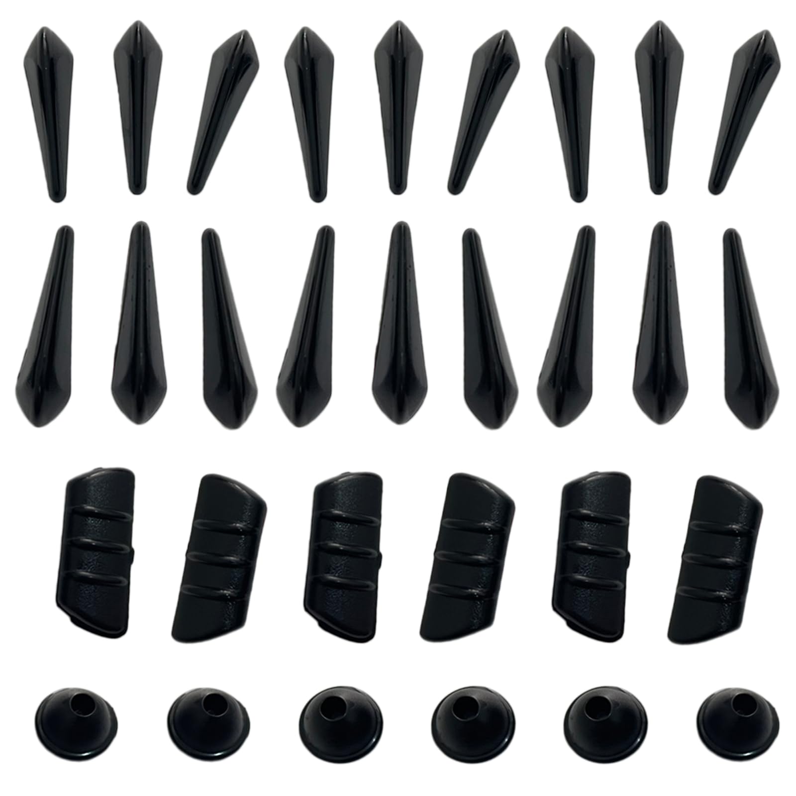 

Moderno La Terre Aero Canard General Purpose Aero Protector Fins Car Motorcycle Dress Up Exterior Set Bumper YM-276-AP 3 Sets