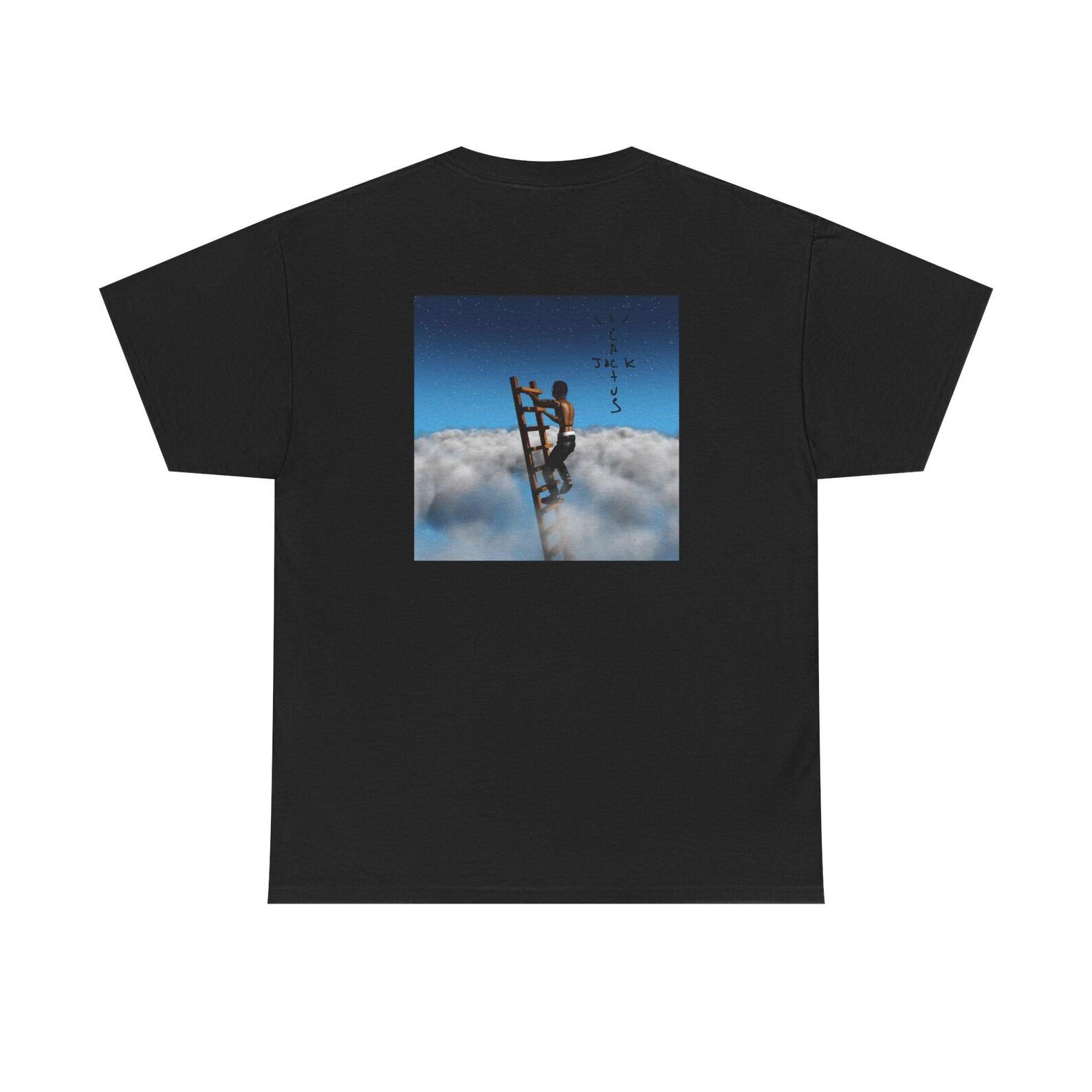 Travis Scott Astroworld Print Heavy Cotton Tee, Unisex 3XL