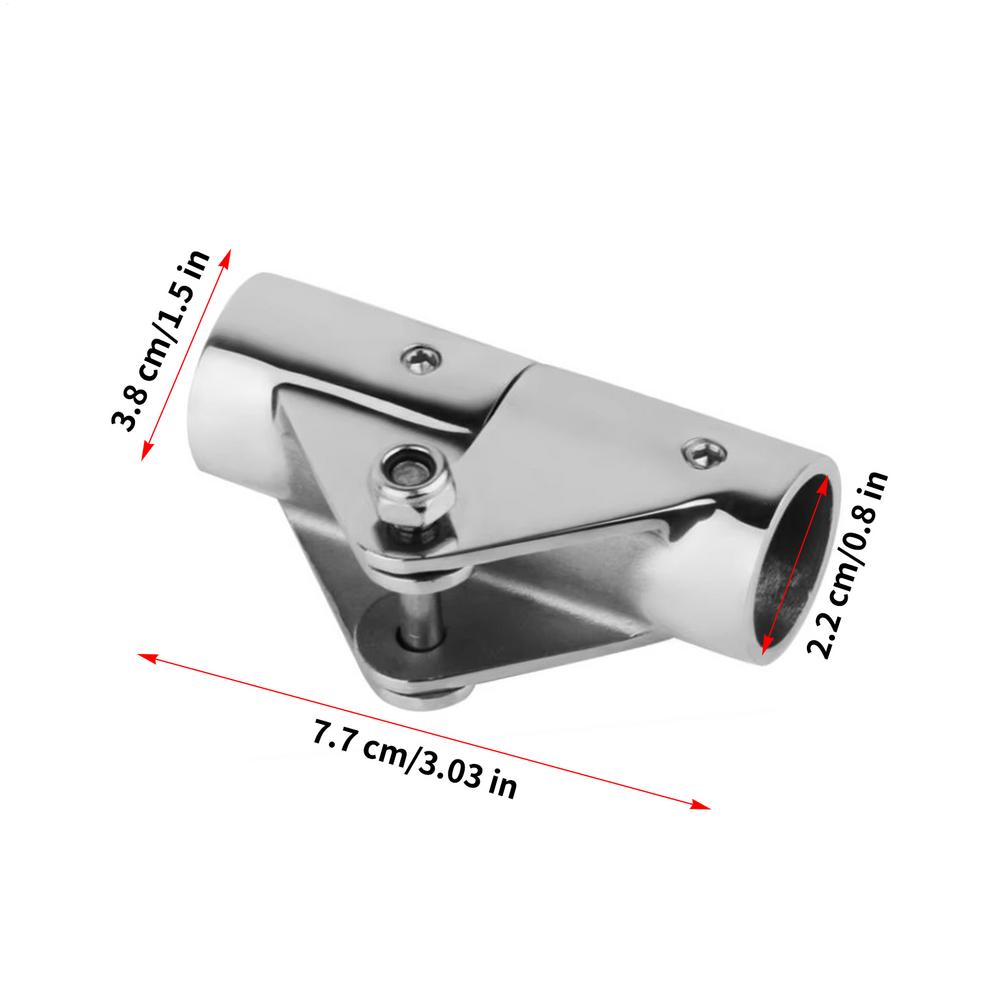 Boat Rail Fittings Yacht Hardware Folding Swivel Coupling Folding Swivel Connector For Yacht Deck Shading Systems Marine