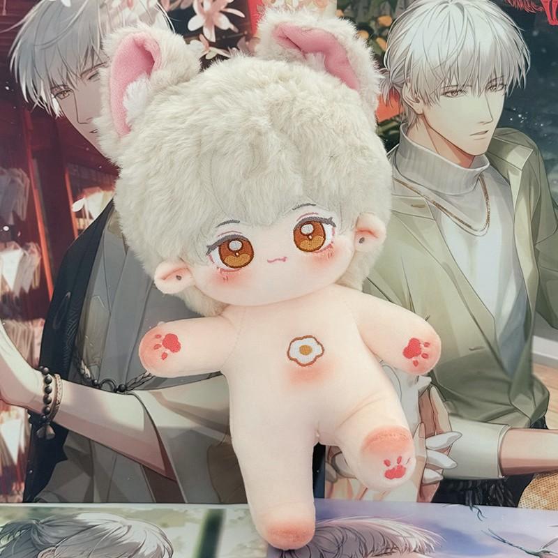 

20см Каваи Голая Хлопковая Кукла Милый Идол Мягкая Кукла Суперзвезда Фигурка Кукла Свет&Ночь Аниме Игровые Периферийные Устройства Коллекция для Поклонников Подарок without skeleton