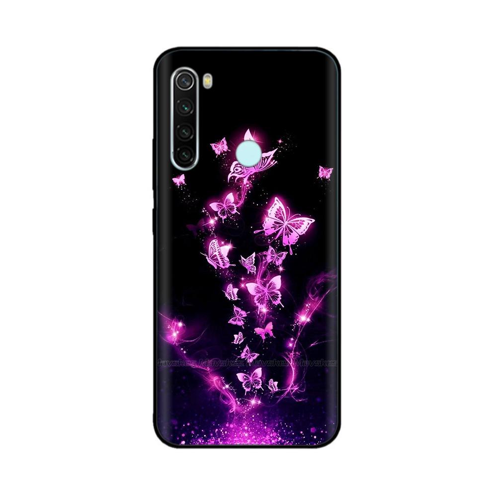 Per Xiaomi Redmi Note 8T Custodia Fantasia Protezione Completa Morbido Silicone Liquido Cover Cartone Animato per Redmi Note 8T Note8T Guscio Fundas