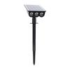 3LED Solar Spot Light Outdoor 2 Lighting Modes Solar Landscape Light for Yard  way Driveway Outdoor Garden