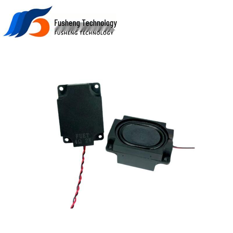 4028 Composite Membrane Speaker, 4/8 Ohm, 2W, 18mm Thickness, Voice Broadcast, with Mounting Holes.