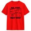 Neil Young Crazy Horse Zuma T-shirt Estiva Fresche T-shirt Cotone Girocollo Abbigliamento Oversize Manica Corta Streetwear T-shirt