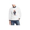 Polo Ralph Lauren Ayı Grafik Baskılı Bisiklet Yaka Polar Sweatshirt Erkek sweatshirt 710749332-003