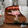 Mr Bean'S Cartoon Adventure Lightweight Blanket Comfortable Suitable for Sofa Couch Office Bed Picnics Four Seasons Universal Lovers Gift Y16