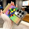 Rubik Cube Formula Spoofs Math Soft Phone Case For Samsung Galaxy S26 Ultra S25 Edge S24 FE S23 Plus S22 S21 + S20 Plating Anti-