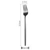 Portugal Gold Stainless Steel Cutlery Set: Four-Piece Knife, Fork, and Spoon Set for Steaks.