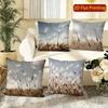 Dandelion Print Throw Pillow Covers Pattern Cushion Cover Suitable For Sofa Bedroom Car Pillow Cover