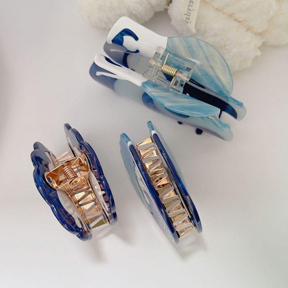 Ocean Mermaid Hair Claw Clips Funny Women Accessories Cute Acetate Shark Hairpin Jewelry Gift