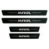 1/4/5Pcs Car Door Sill Scuff Plate Decor Carbon Fiber Stickers For Haval H6 H9 F7X F7 Dargo Jolion H1 H2S M6 H3 H4 H5 H7 H8 F5 QJ1