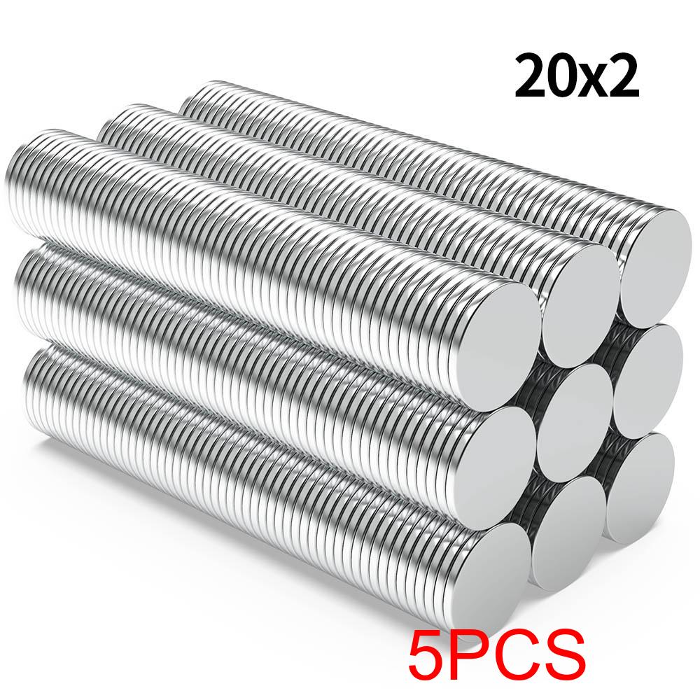 Super Strong Neodymium Magnet N35 NdfeB Permanent Magnetic imanes Round Powerful Magnets Refrigerator 20x2 20x3 20x5 25x2 25x3mm
