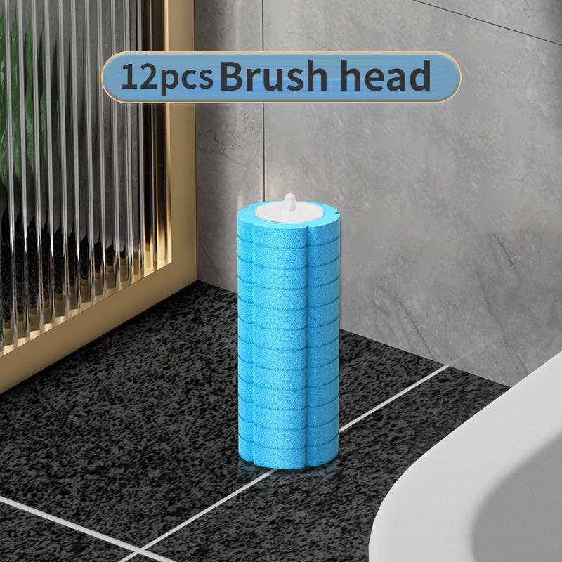 Disposable Toilet Brush Replaceable Wall-mounted Long Handle Toilet Brush Cleaning Tools WC Bathroom Accessories