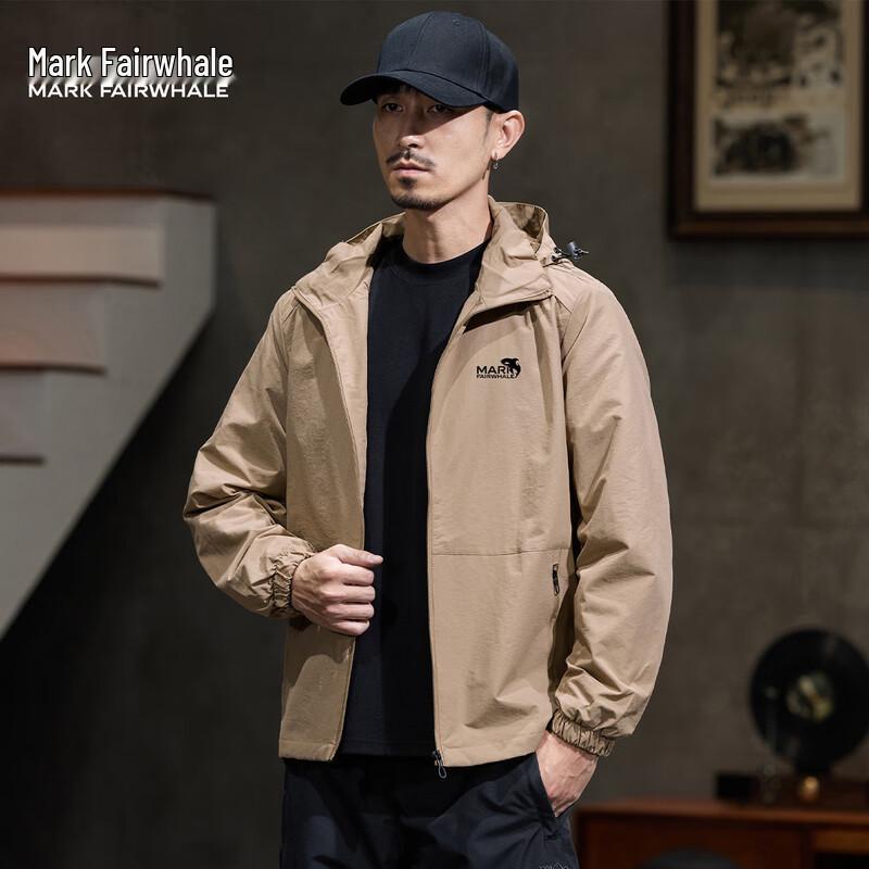 Mark Fairwhale Men's Casual Hooded Jacket