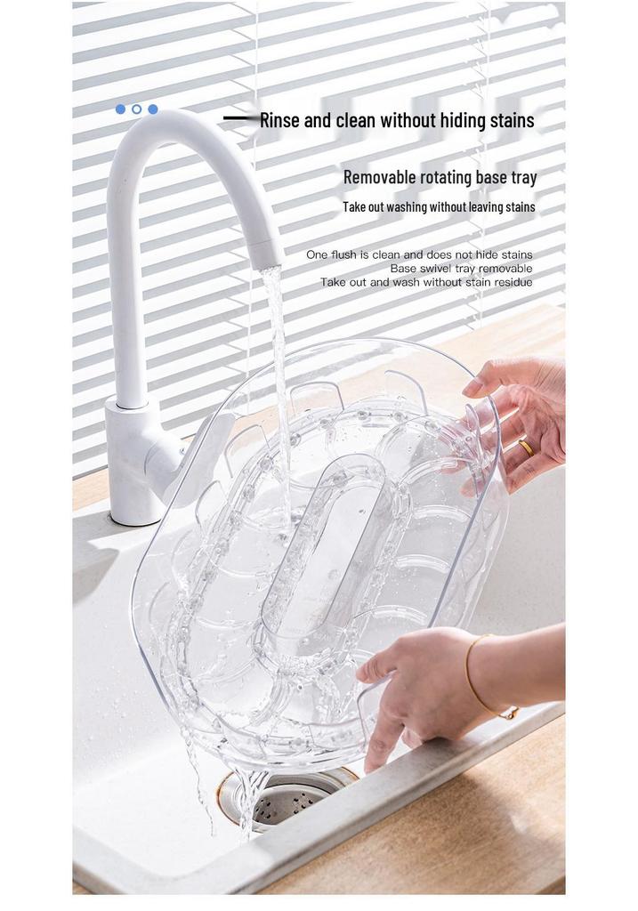 Rotating Kitchen Spice & Beverage Organizer Tray