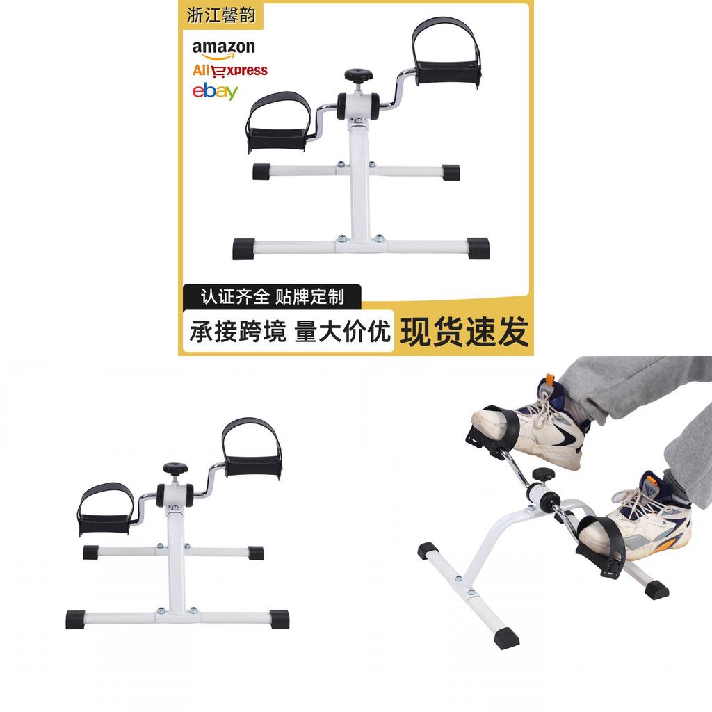 Portable Indoor Mini Exercise Bike With Resistance Knob For Home Office Fitness