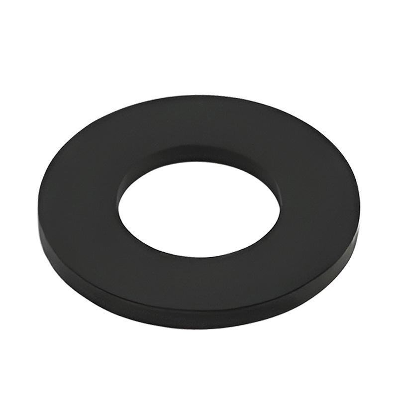 Yigu Black Nylon PVC Sealing Washer M4/M5: Thick, Insulating Plastic for Screws