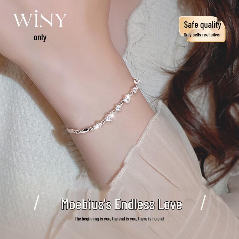 Winy 999 Sterling Silver Bracelet for Women